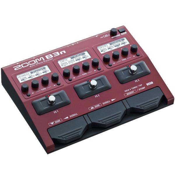Zoom B3n Multi-Effektgerät für Bass mit Kabel