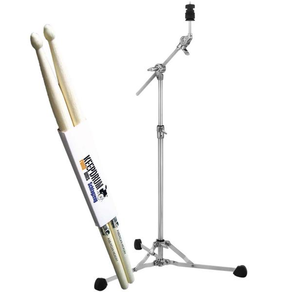 Pearl Beckenständer BC-150S  mit Schlagzeugstöcken