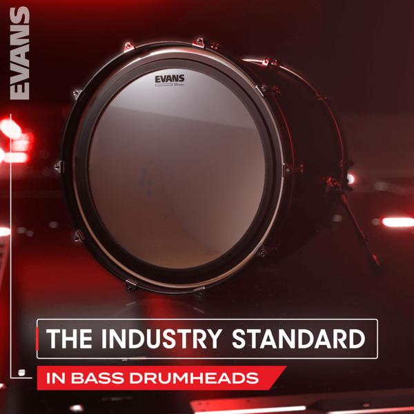 Evans BD24EMADCW 24 Bassdrum Fell White Coated