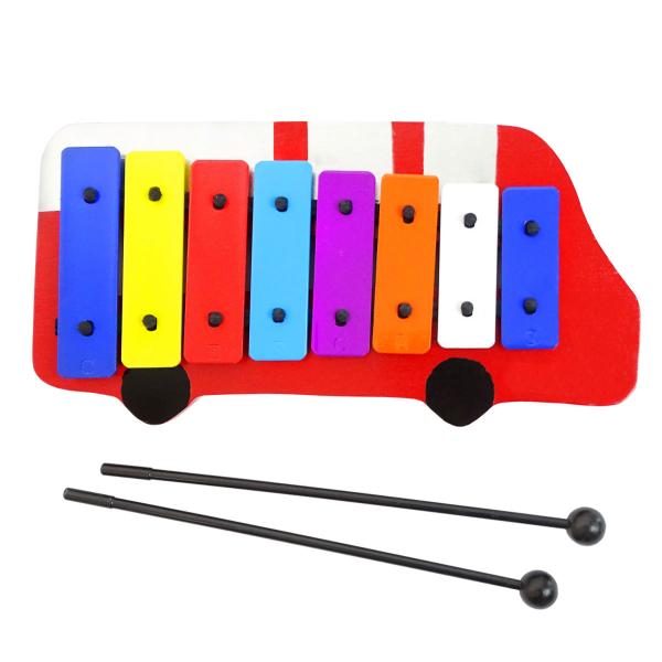 keepdrum Feuerwehr Auto Glockenspiel mit Lillis Glockenspiel Schule