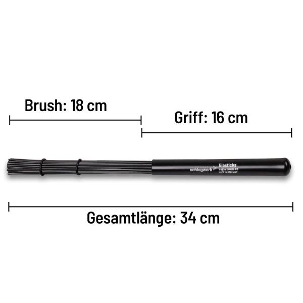 Schlagwerk BRC 03 Cajon Brush mit Sitzpad