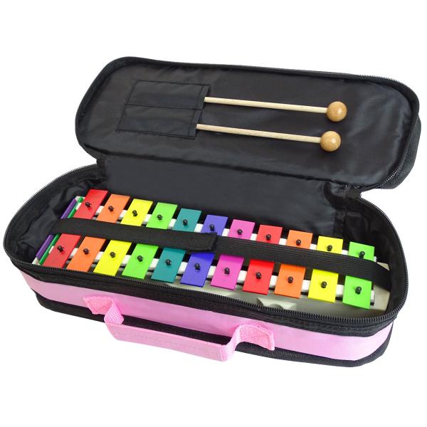 Sonor Glockenspiel BWG Boomwhackers mit Tasche Pink