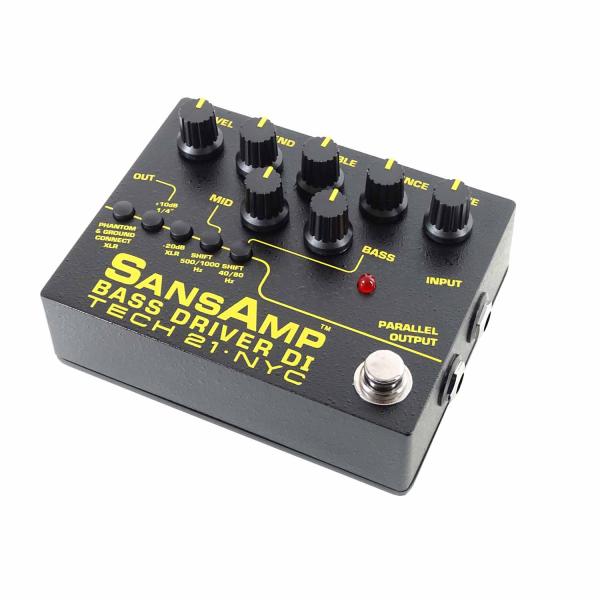 Tech21 SansAmp Bass Driver DI V2 Preamp Pedal mit XLR-Kabel