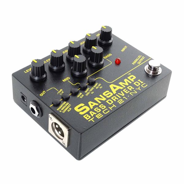 Tech21 SansAmp Bass Driver DI V2 Preamp Pedal mit XLR-Kabel