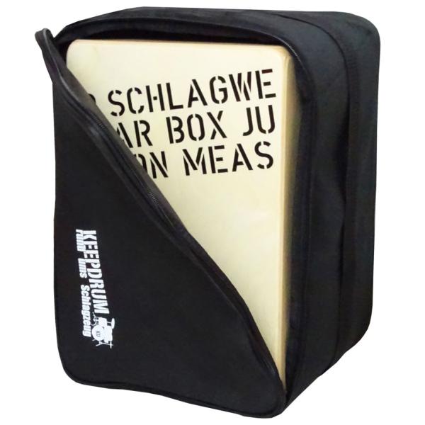 keepdrum Cajon-Tasche für Kinder-Cajon mit Sitzpad