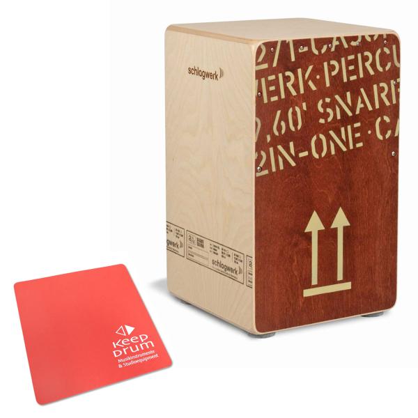 Schlagwerk CP404 Red Cajon mit Sitzpad Rot