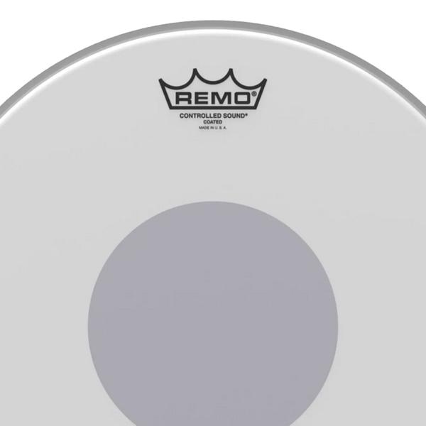 Remo CS-0114-10 Black (Dot) coated Snare Fell 14 Zoll
