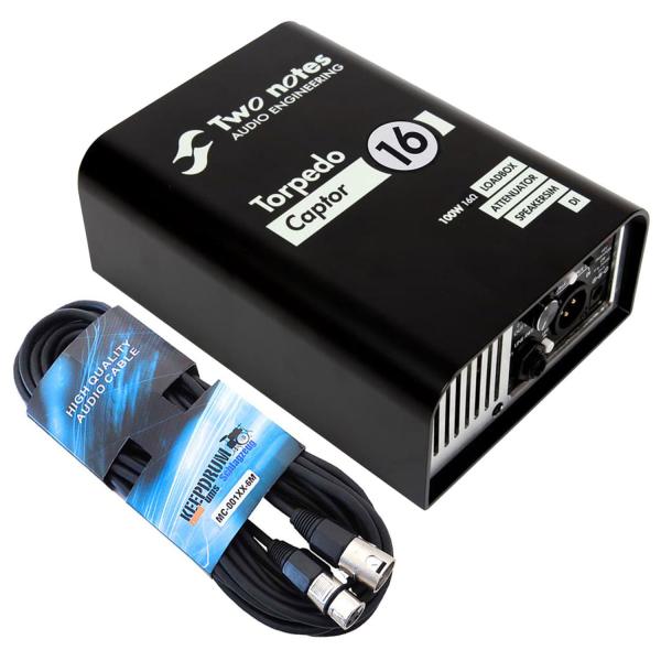 Two Notes Torpedo Captor 16 Loadbox mit XLR-Kabel