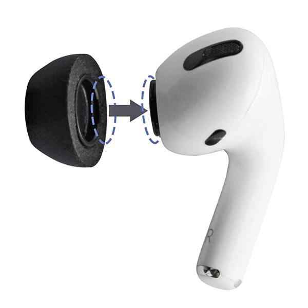 Comply 2.0 Ohrstöpsel für AirPods Pro 1 und 2 Größe S mit Tuch