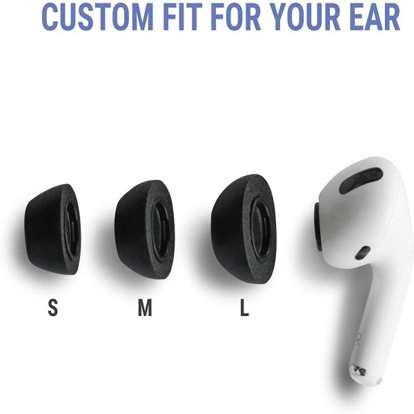 Comply 2.0 Ohrstöpsel für AirPods Pro 1 und 2 Größe S mit Tuch