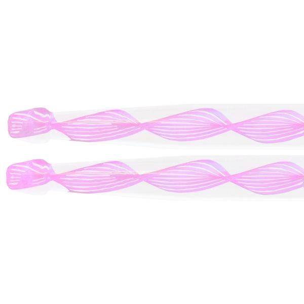 keepdrum DA-P Acryl Schlagzeugstöcke 5B transparent 1 Paar Pink