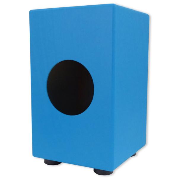keepdrum DC1M BL Junior Cajon Blau mit Sitzpad Pink