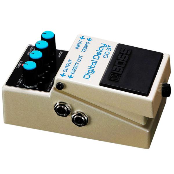 Boss DD-3T Delay mit FS-5U Fußtaster mit Patchkabel
