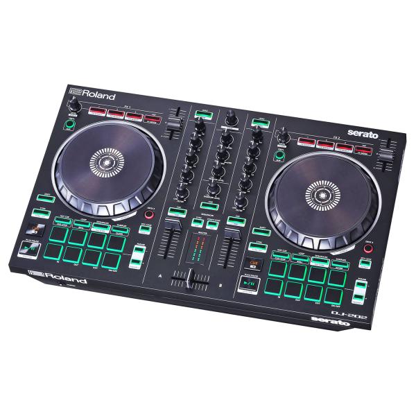 Roland DJ-202 2-Kanal 4-Deck USB-DJ-Controller B-Ware