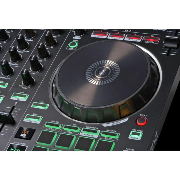 Roland DJ-202 2-Kanal 4-Deck USB-DJ-Controller B-Ware