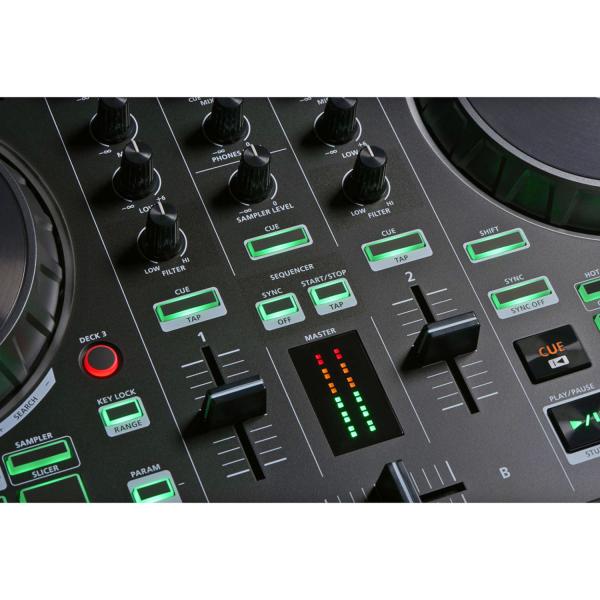 Roland DJ-202 USB-DJ-Controller mit Tasche und Tuch