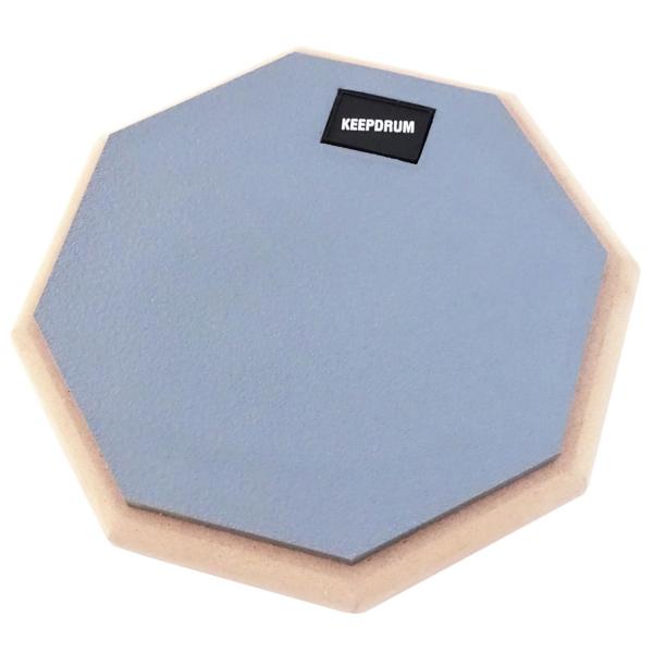 keepdrum DP-GY8 Practice Pad Grau 8 Zoll mit Sticks