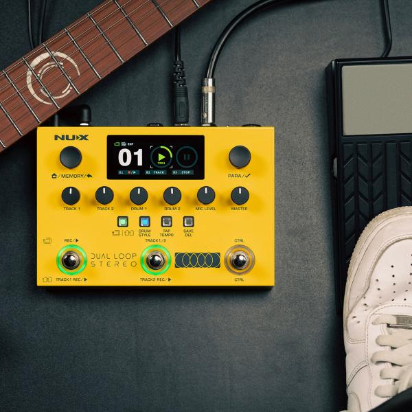 Nux Effektgerät Dual Loop Stereo Looper-Pedal