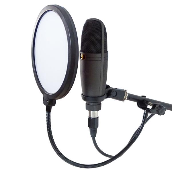 keepdrum EMH019WH Mikrofon-Popschutz Weiß