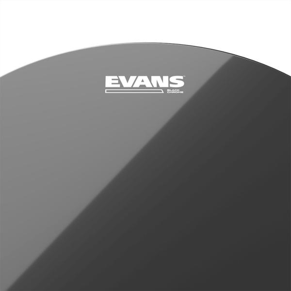 Evans ETP-CHR-F Black Chrome Tompack Fusion 10-12-14 mit Damper Pads