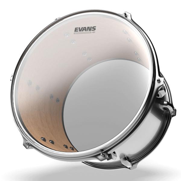 Evans ETP-G1CLR-S Clear 12-13-16 Zoll mit keepdrum KDP Damper Pads Set