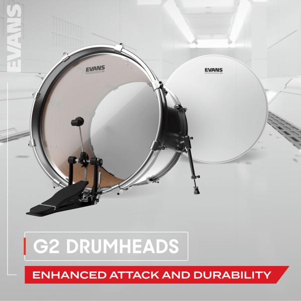 Evans ETP-G2CLR-F Clear Fell Set Fusion mit Damper Pads
