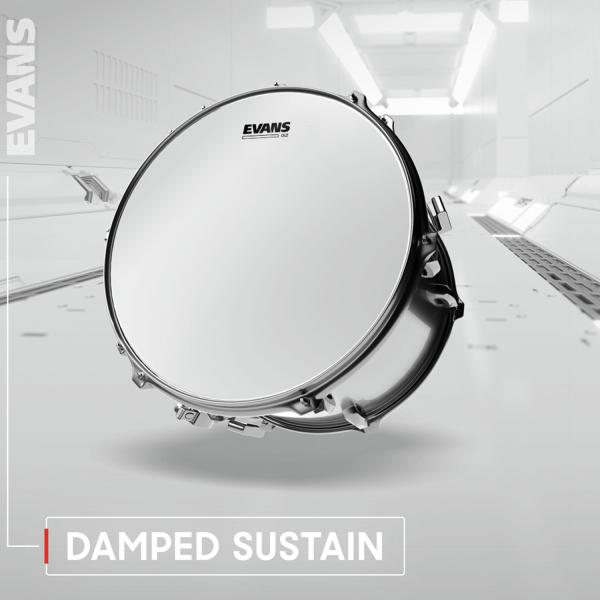 Evans ETP-G2CLR-F Clear Fell Set Fusion mit Damper Pads