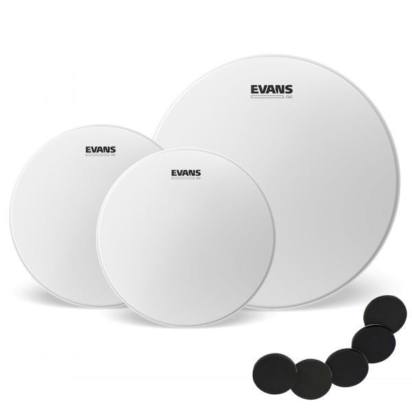 Evans ETP-G2CTD-S Tompack Coated Standard 12-13-16 mit Damper Pads