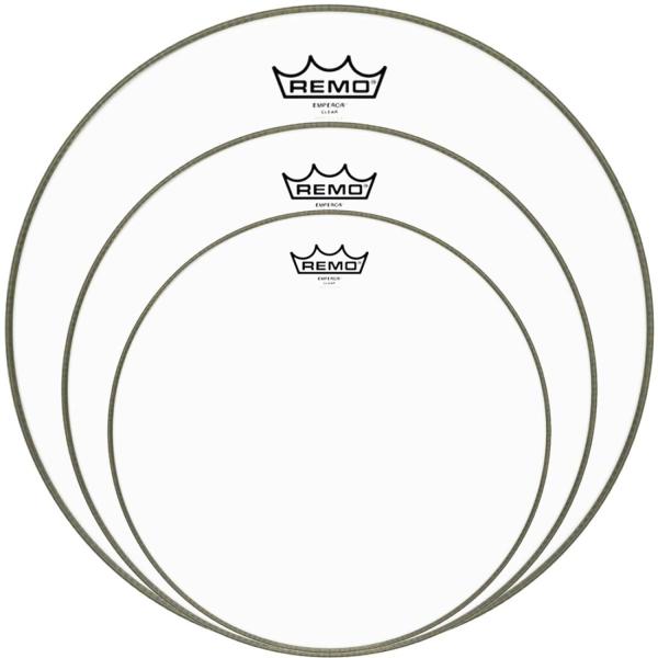 Remo Emperor Transparent Standard Fellset 10 12 16