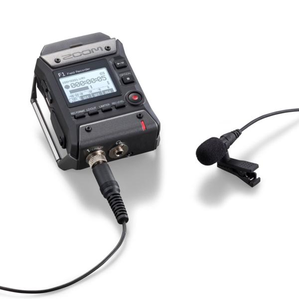 Zoom F1-LP Field Rekorder mit Lavalier Mikrofon