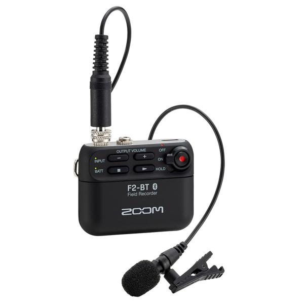 Zoom F2-BT Bluetooth Field-Recorder mit SD-Karte