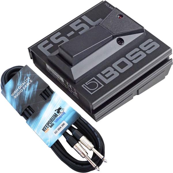 Boss FS-5L Fußschalter Footswitch mit Klinkenkabel 3m