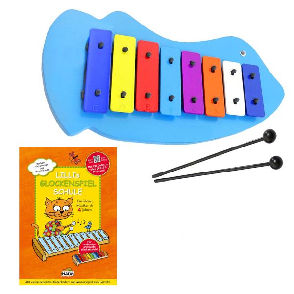 keepdrum Fisch Glockenspiel mit Lilli´s Glockenspiel Schule