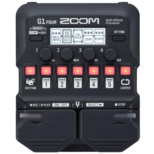 Zoom G1 FOUR Multi-Effektgerät mit Netzteil