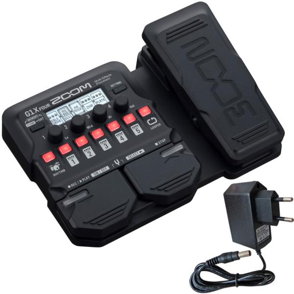 Zoom G1X FOUR Multi-Effektgerät mit Netzteil