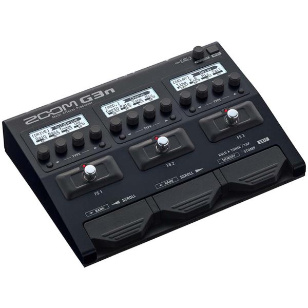 Zoom G3n Multi-Effektgerät mit Gitarrenkabel