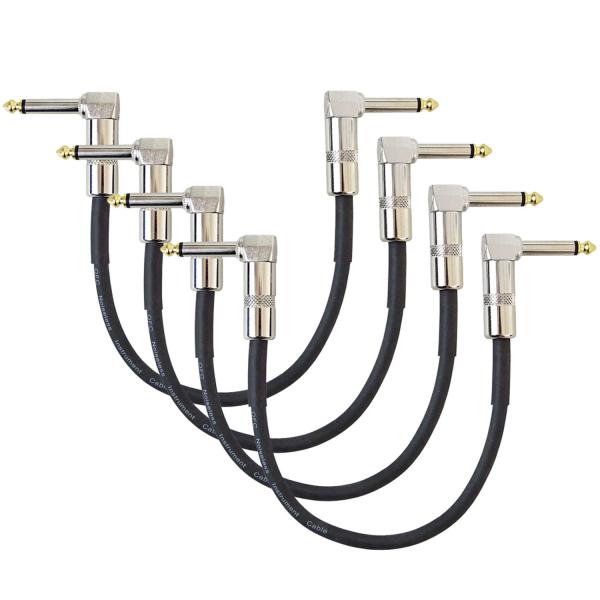 keepdrum GC028 Patchkabel Klinke 60cm 4 STÜCK
