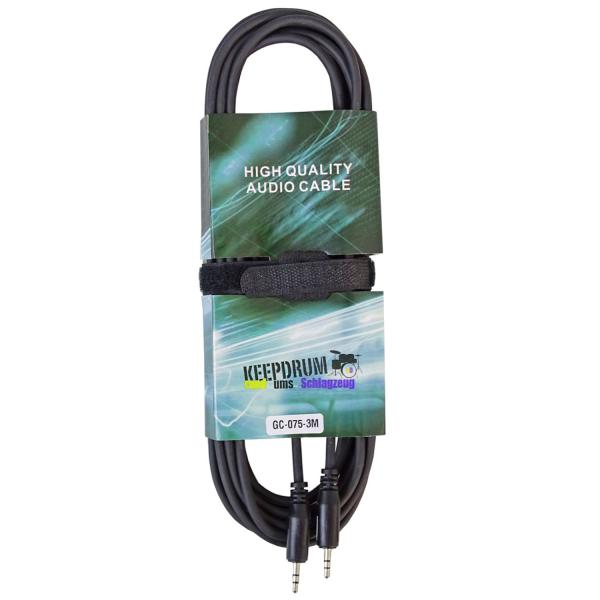 K&M 12140 universal Tischstativ mit GC075 3m Miniklinke-Kabel