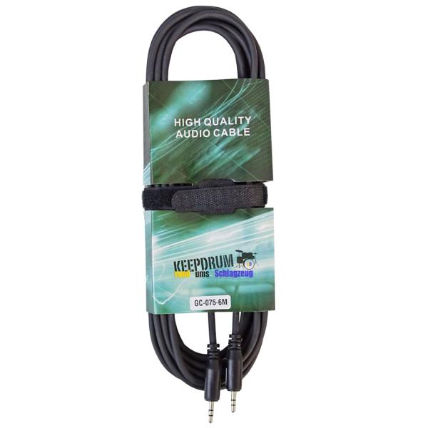 keepdrum GC075 Klinkenkabel 3,5mm Stereo 6m