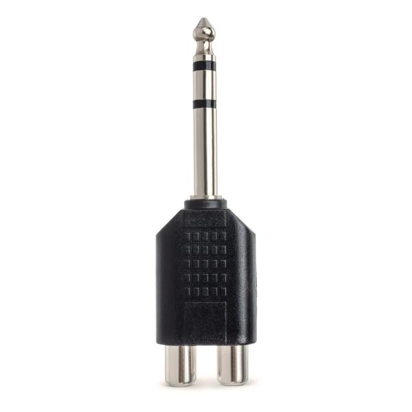 Hosa GPR484 Adapter 2x Cinch-Kupplung auf 6,3 mm TRS