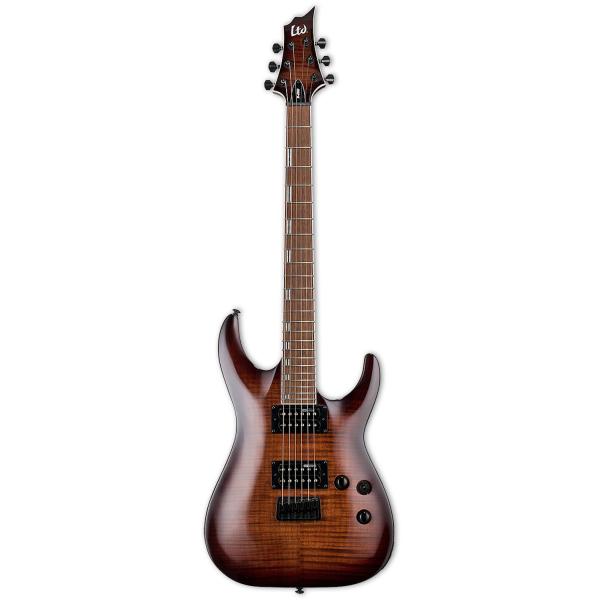 ESP LTD H-200FM E-Gitarre Dark Sunburst mit Kabel