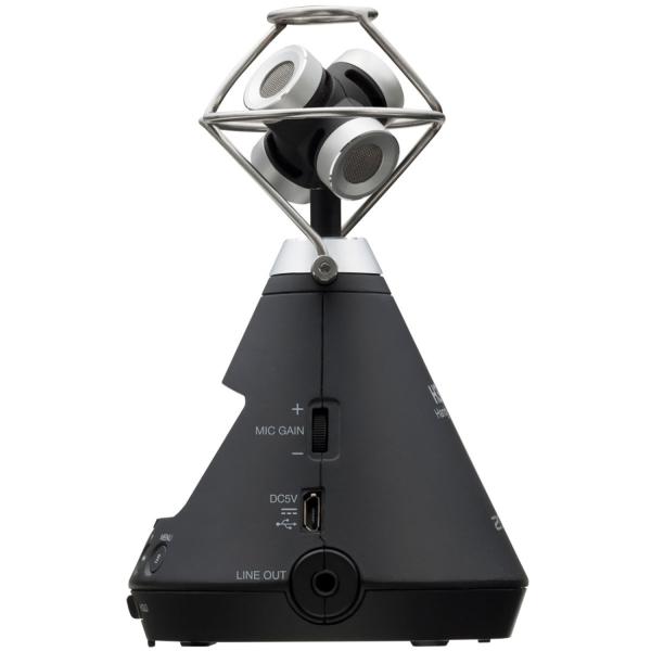 Zoom H3-VR 360° Audio-Recorder mit Fell-Windschutz