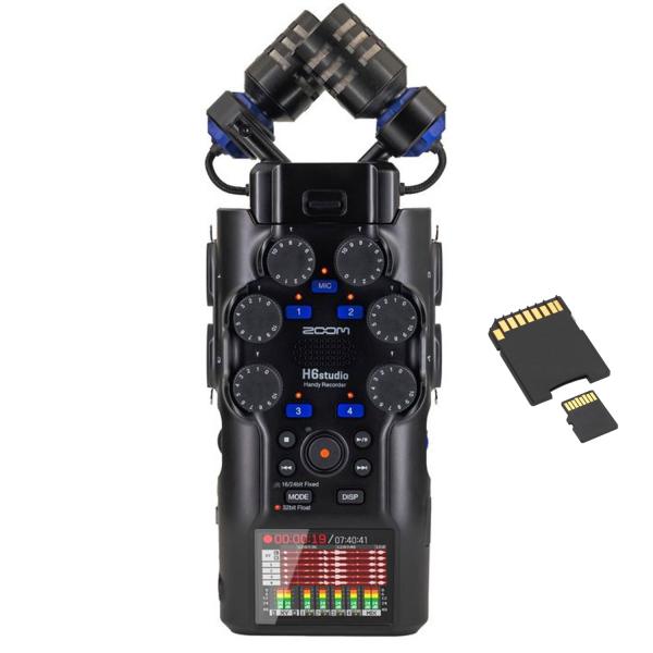 Zoom Audio-Recorder H6 Studio mit Speicherkarte