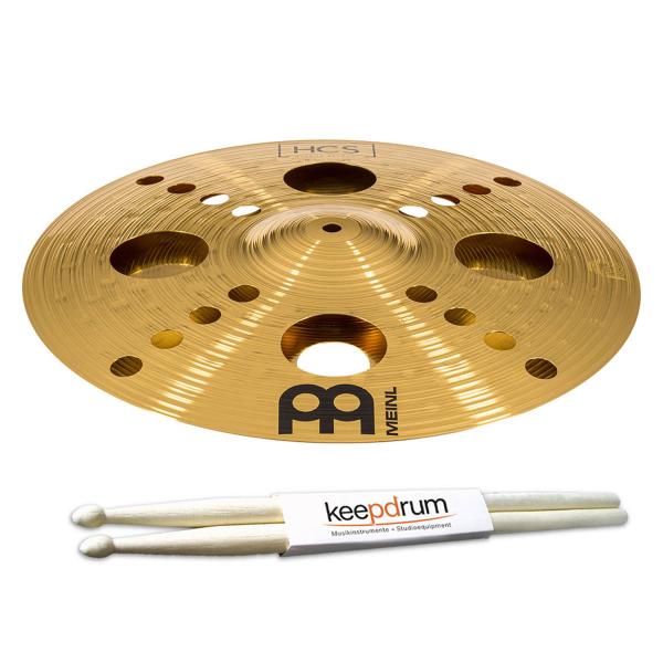 Meinl Becken HCS16TRS Trash Crash 16 Zoll mit Schlagzeugstöcken