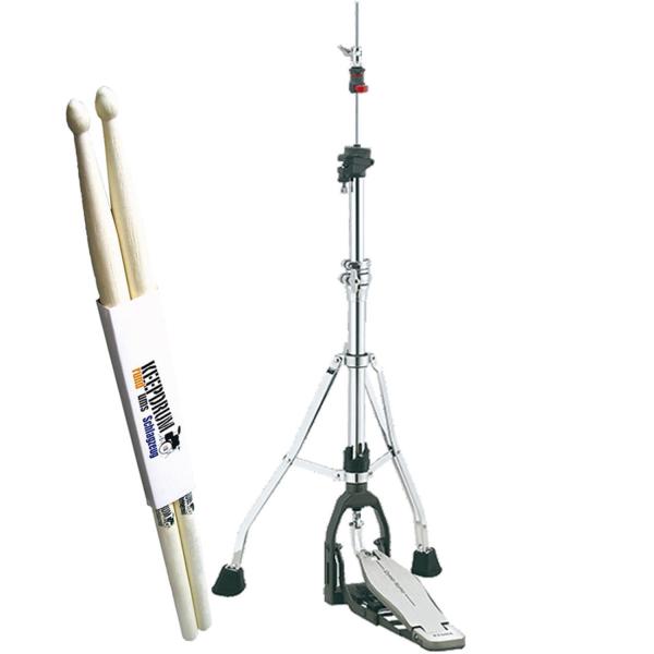 Tama Hihat Maschine HHDS1 Dyna-Sync mit Schlagzeugstöcken