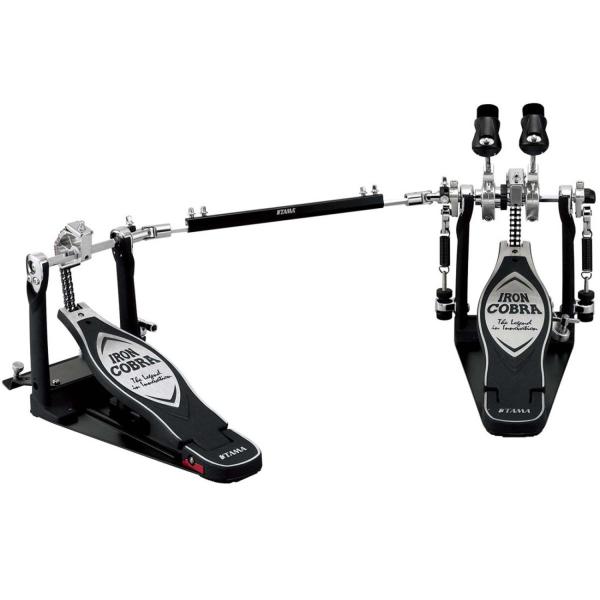 Tama Doppelpedal  HP900PWN Iron Cobra Power Glide mit 3Paar Sticks