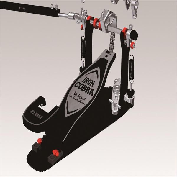 Tama Doppelpedal  HP900PWN Iron Cobra Power Glide mit 3Paar Sticks