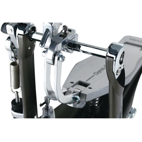Tama Doppelpedal HPDS1TW Dyna-Sync  mit Schlagzeugstöcken