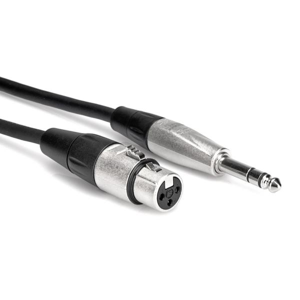 Hosa HXS-003 XLR female zu Klinkenstecker 6,3mm 1m