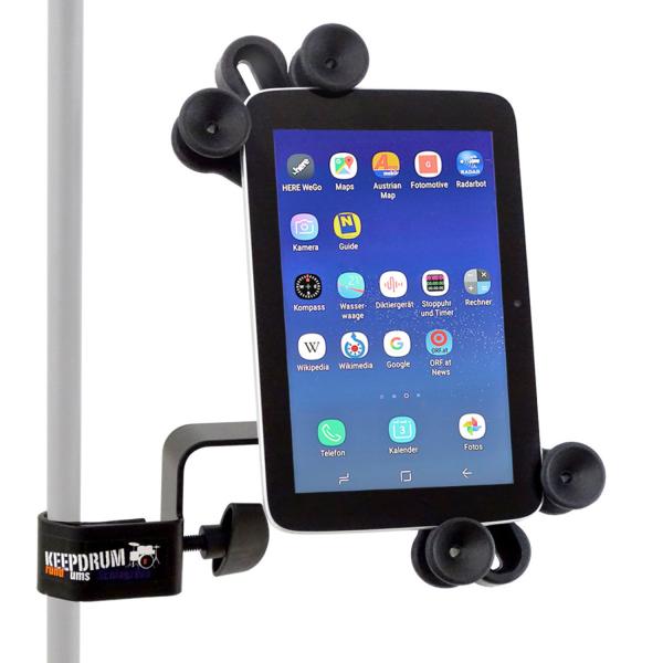 keepdrum IPH02 Tablet Halter mit NB35 Tisch-Stativ
